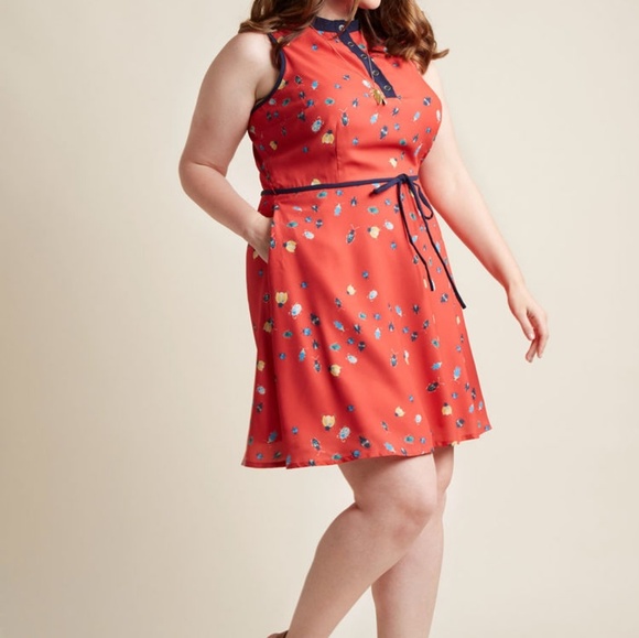 Modcloth Dresses & Skirts - Modcloth Field Questions A-Line Bug Pocket Dress